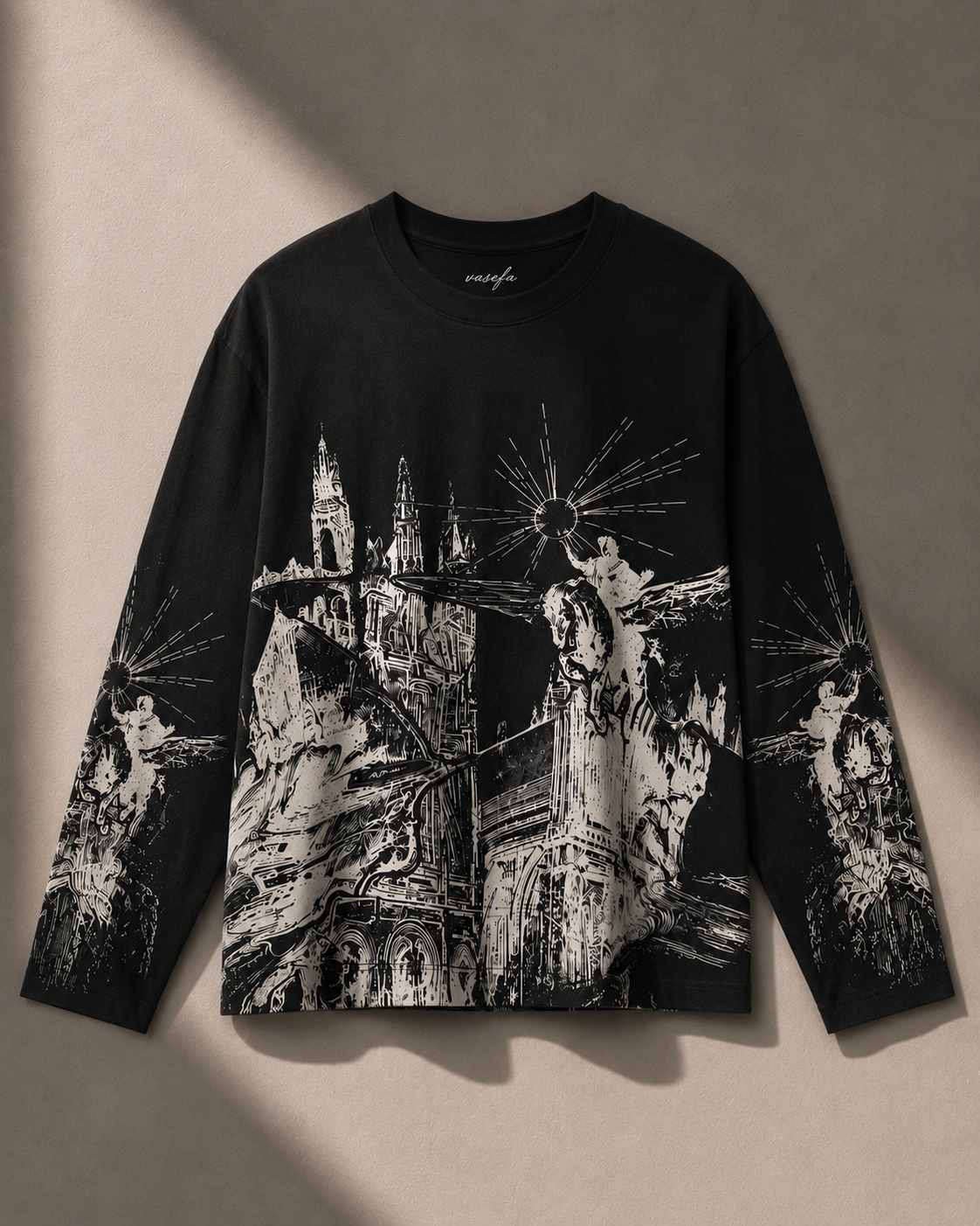 Dark Rider Black Long Sleeve Tee