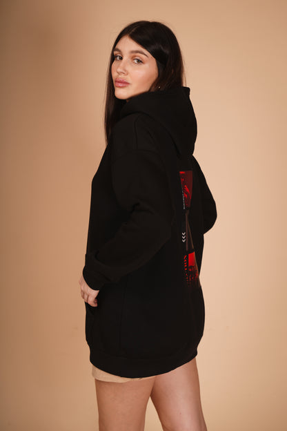 EVOLUTION BLACK HOODIE
