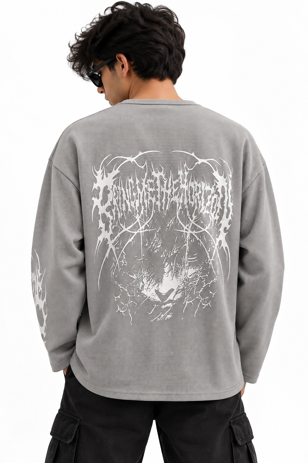 Burnout Waffle Henley