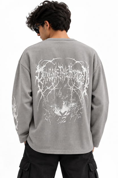 Burnout Waffle Henley