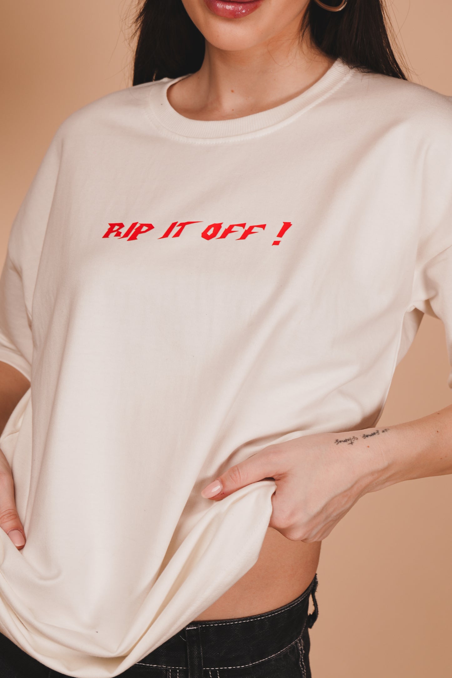 RIP IT OFF OVERSIZED T-SHIRT