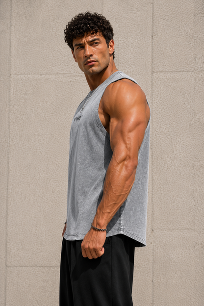 Oversized Light Grey Tank