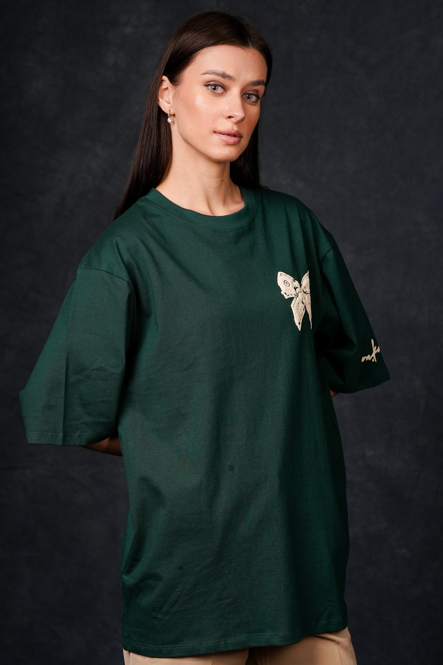 IT’S NOT LUCK, IT’S YOU! OVERSIZED GREEN T-SHIRT