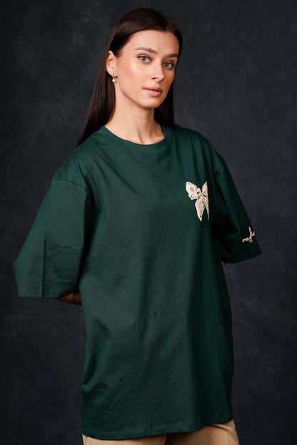 IT’S NOT LUCK, IT’S YOU! OVERSIZED GREEN T-SHIRT