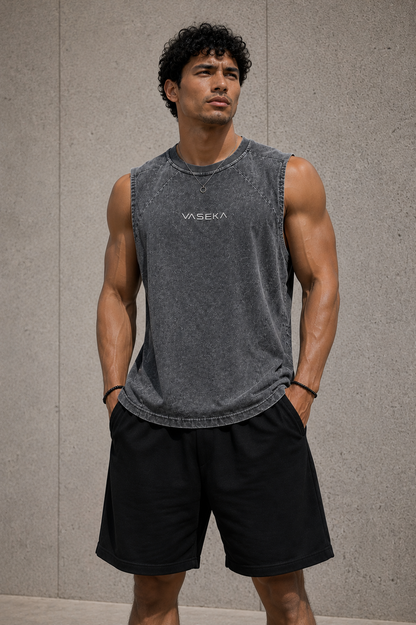Oversized Dark Grey Tank