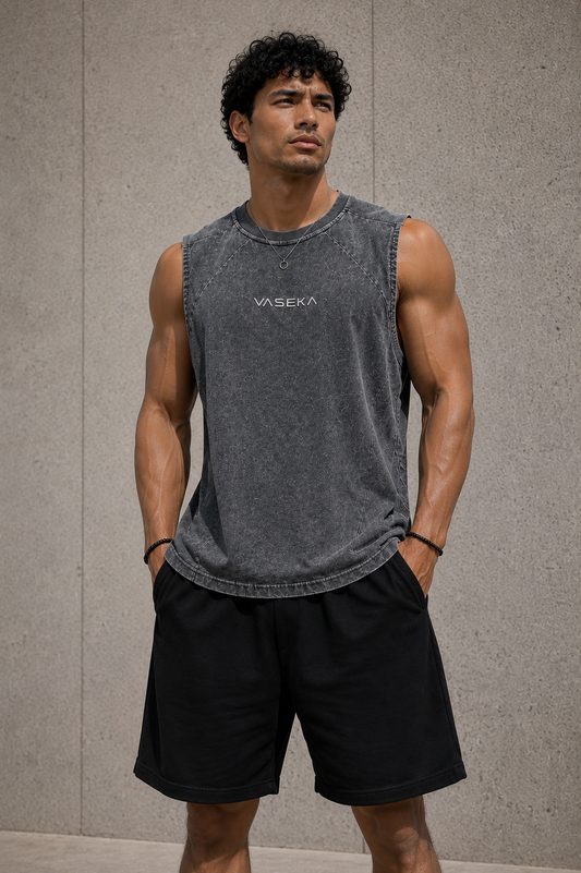 Oversized Dark Grey Tank