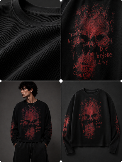 Die Before Live Waffle Tee