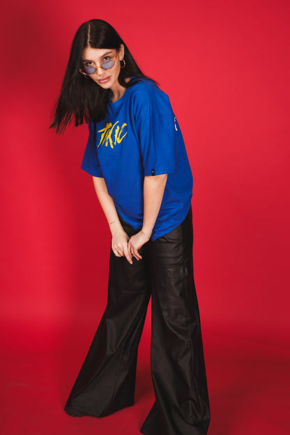 TOXIC ROYAL BLUE OVERSIZED T-SHIRT