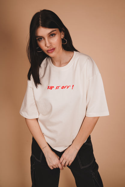 RIP IT OFF OVERSIZED T-SHIRT