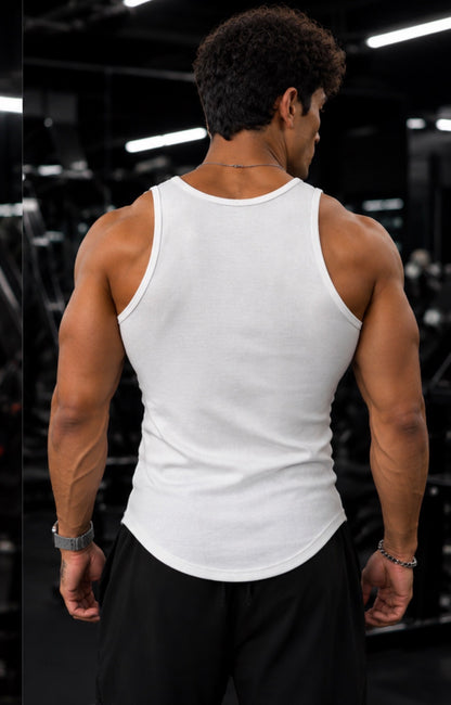White Rib Vest