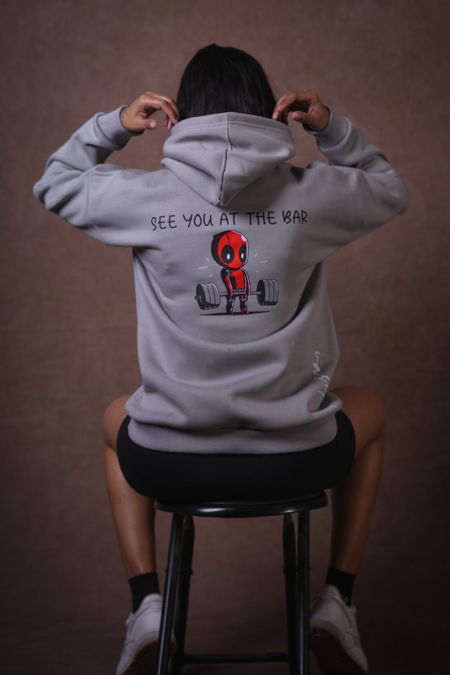 SEE YOU AT THE BAR GREY HOODIE