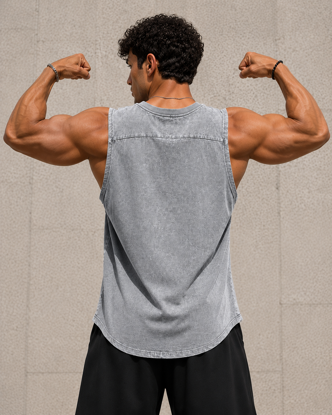 Oversized Light Grey Tank