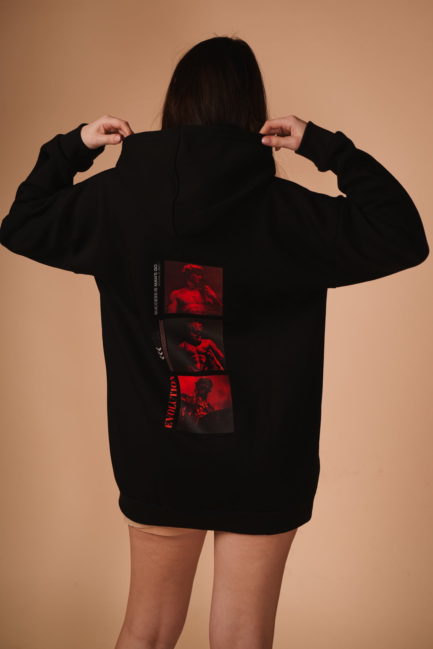 EVOLUTION BLACK HOODIE