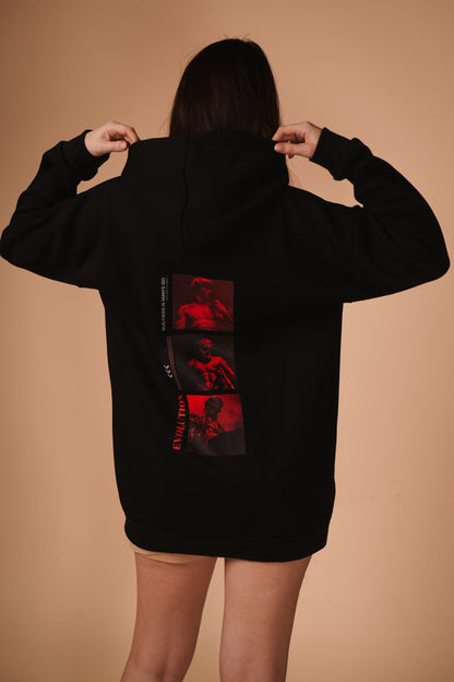 EVOLUTION BLACK HOODIE