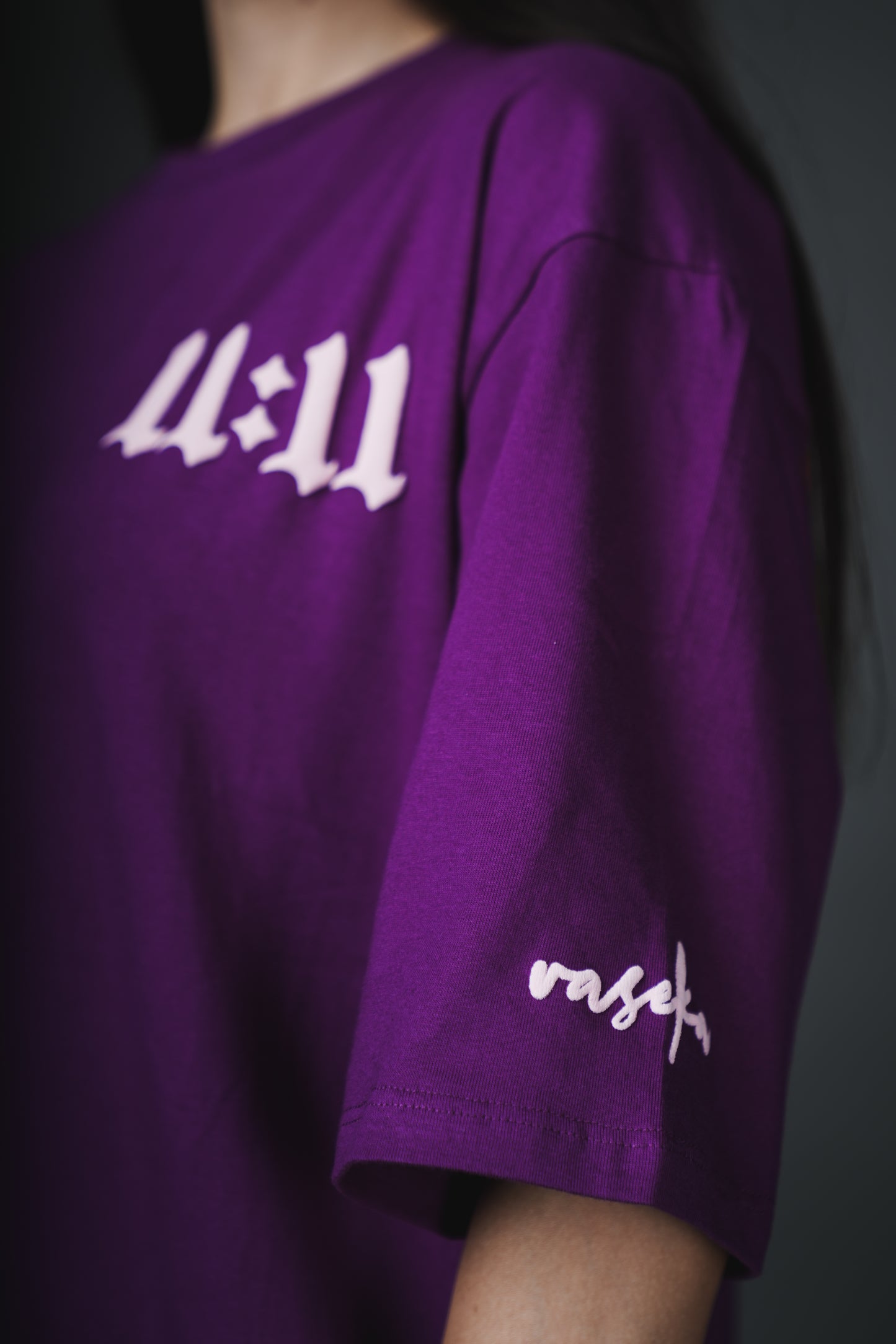 11-11 PURPLE OVERSIZED T-SHIRT
