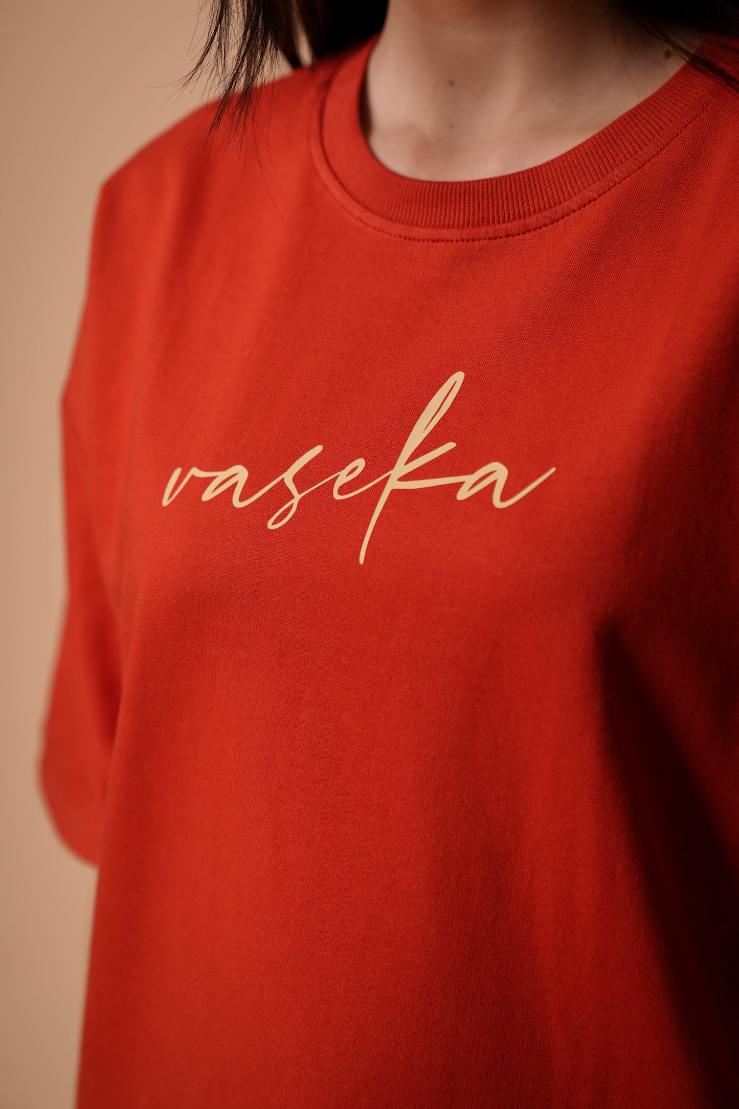 VASEKA CLASSIC RUST OVERSIZED T-SHIRT