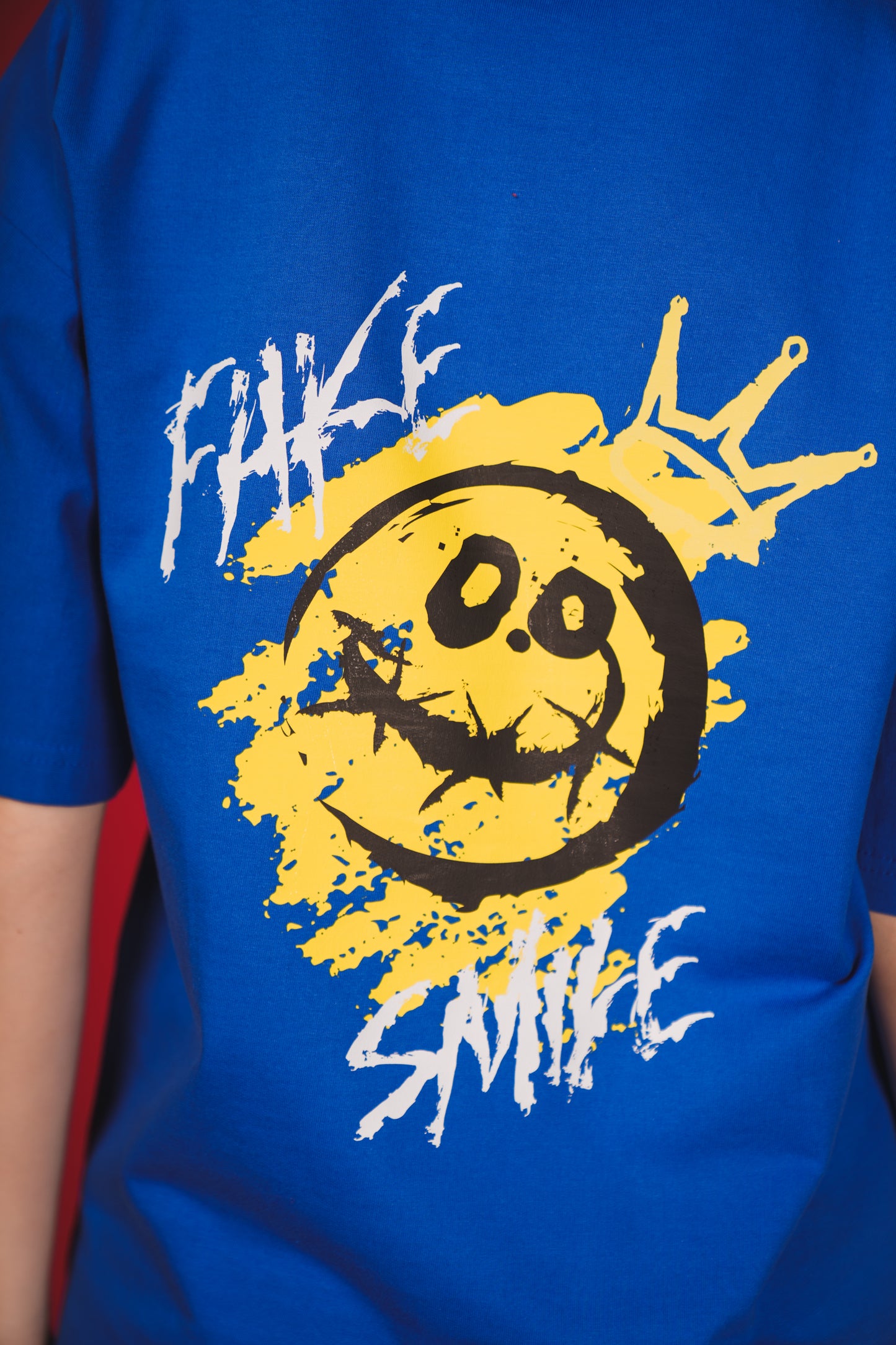 TOXIC ROYAL BLUE OVERSIZED T-SHIRT