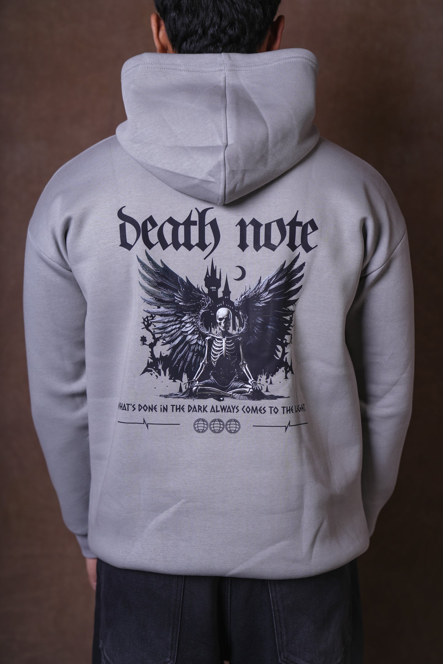 DEATH NOTE CLASSIC GREY HOODIE