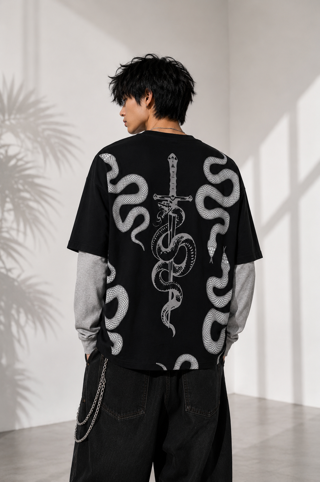 Snake Double Sleeve Tee