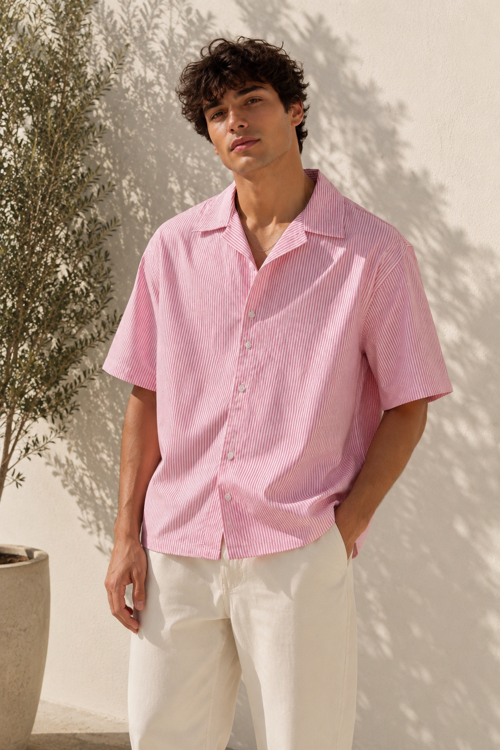 Pink Stripes Shirt