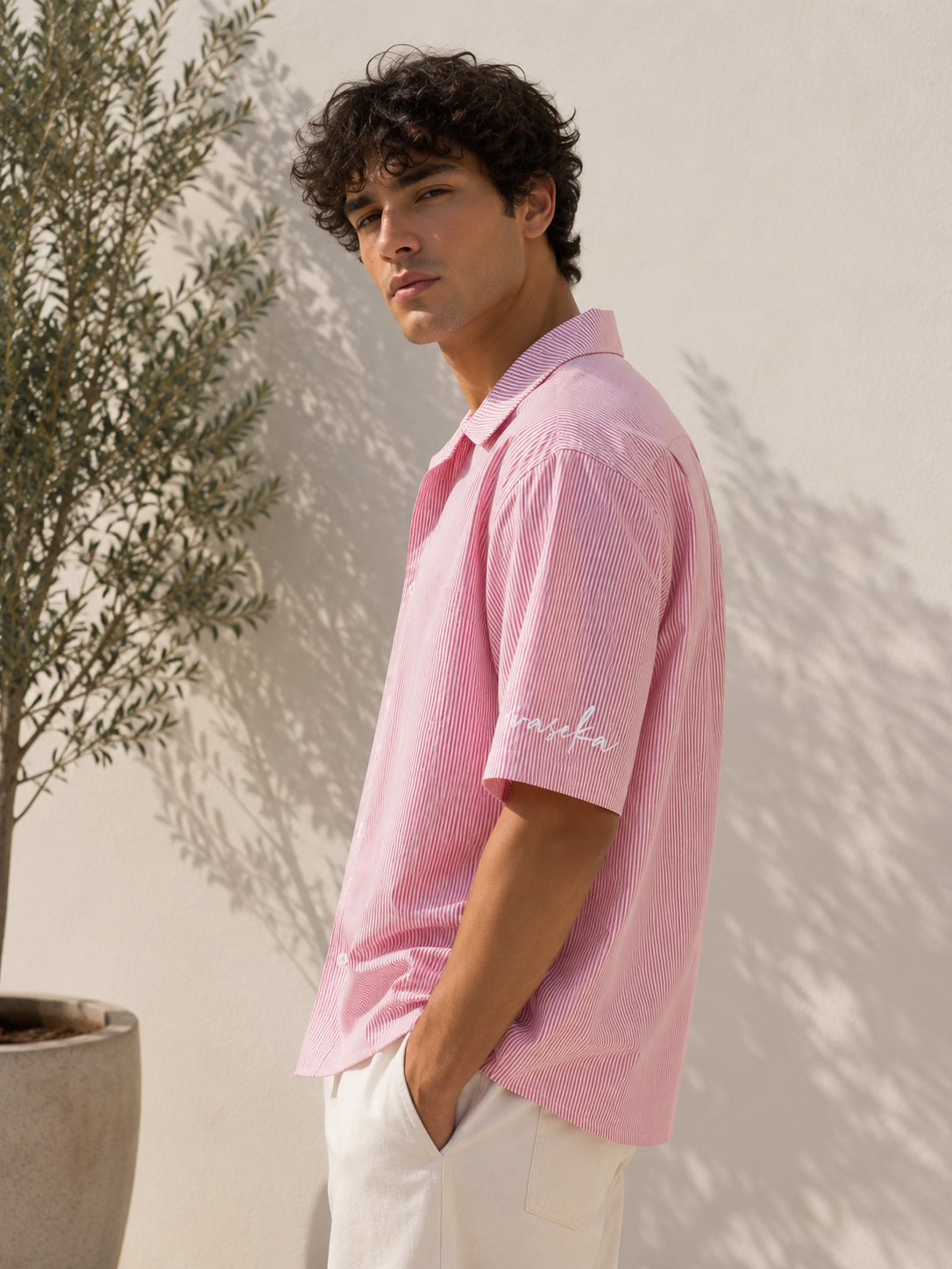 Pink Stripes Shirt