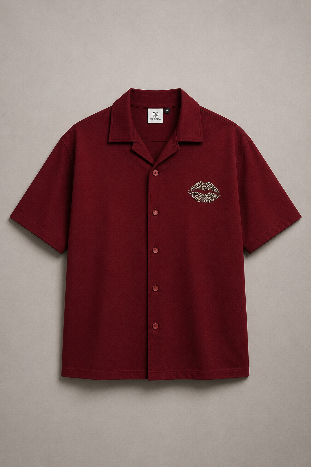 Wine Drop shoulder shrit