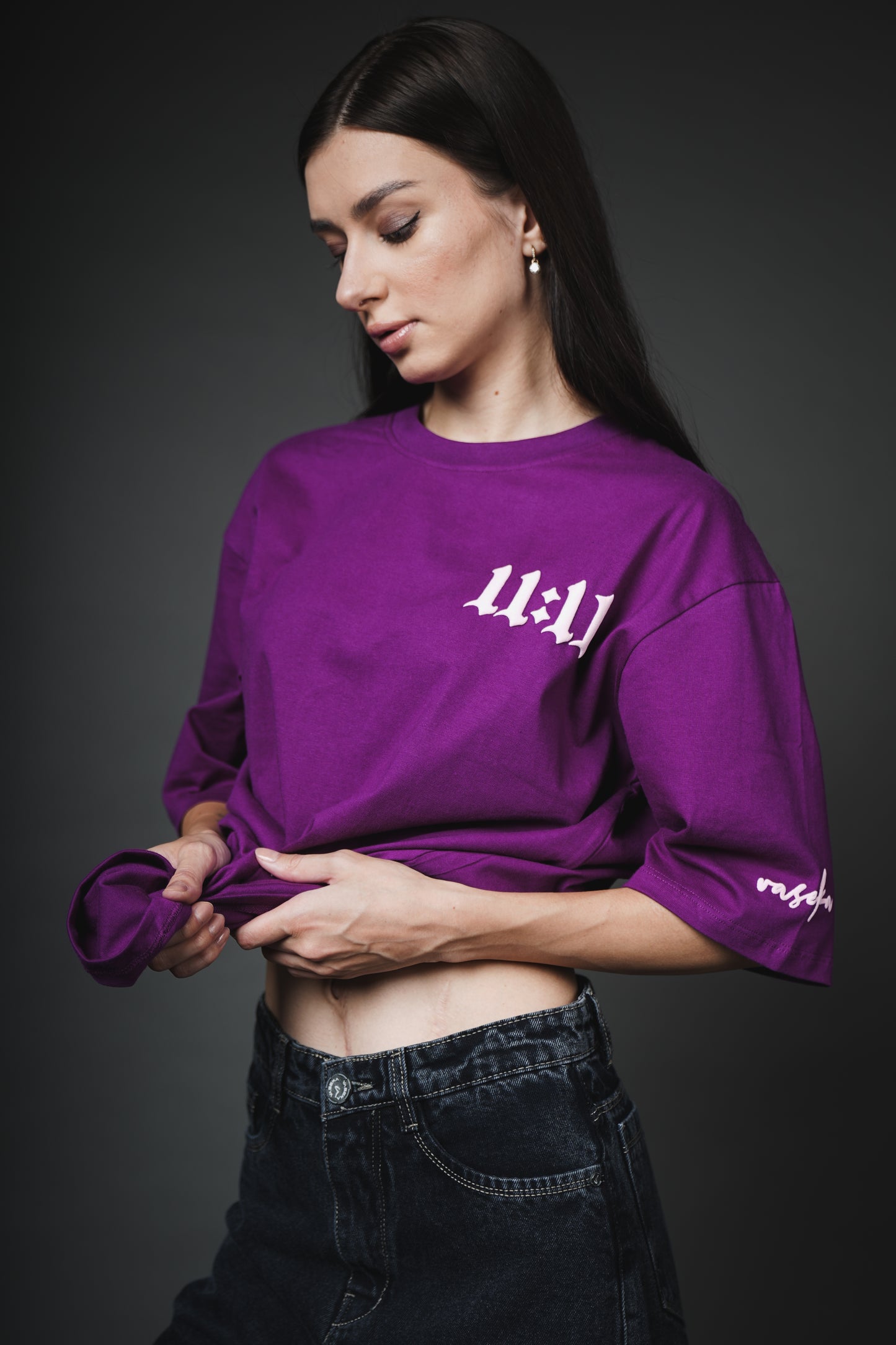 11-11 PURPLE OVERSIZED T-SHIRT