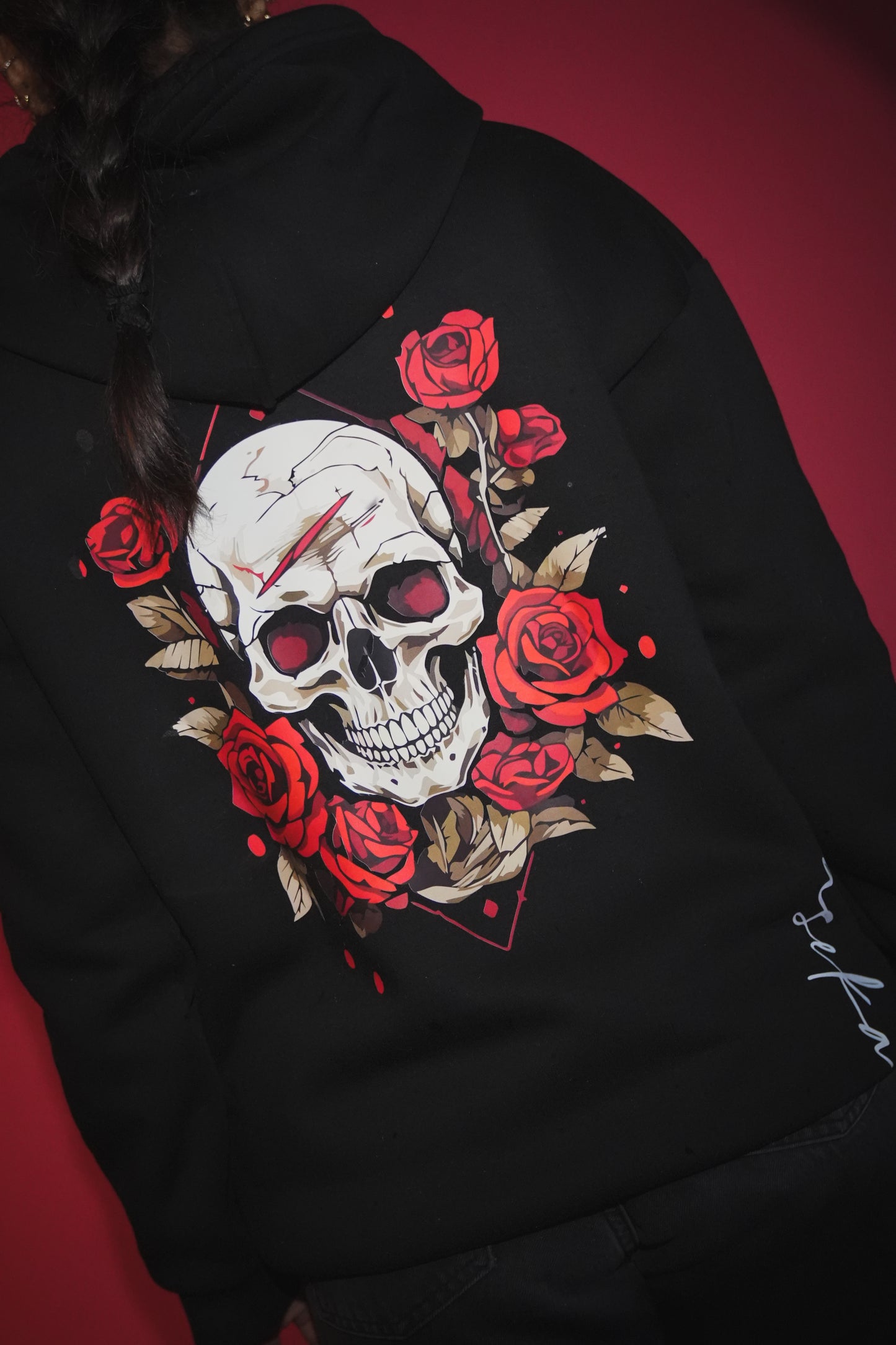 DEVILISH BLACK HOODIE