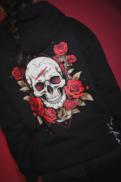 DEVILISH BLACK HOODIE