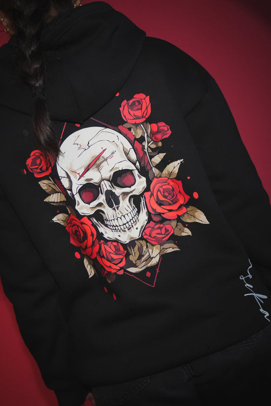 DEVILISH BLACK HOODIE