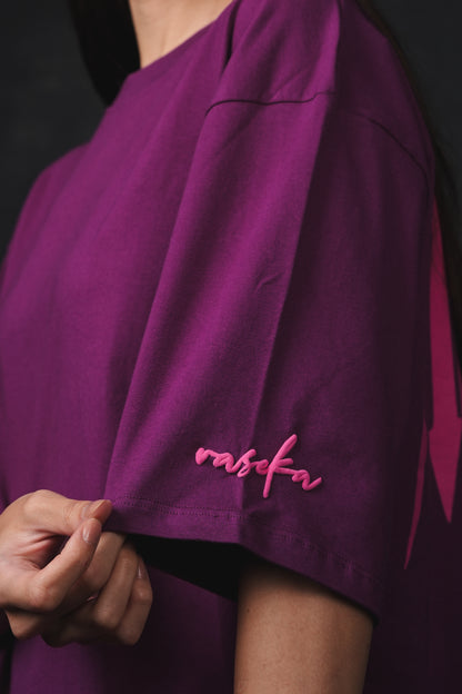 POISON/GANGSTER PURPLE OVERSIZED T-SHIRT