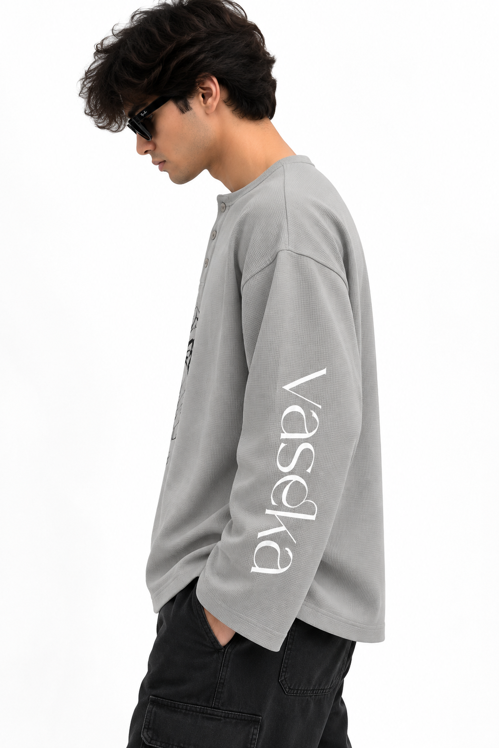 Burnout Waffle Henley