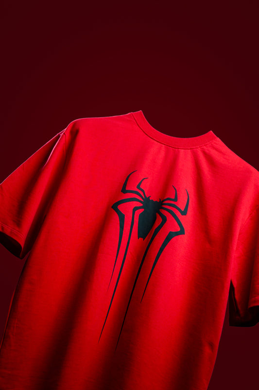 SPIDERMAN RED OVERSIZED T-SHIRT