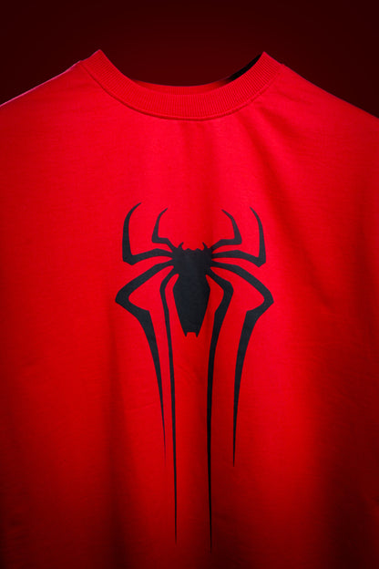 SPIDERMAN RED OVERSIZED T-SHIRT