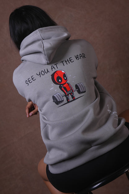 SEE YOU AT THE BAR GREY HOODIE
