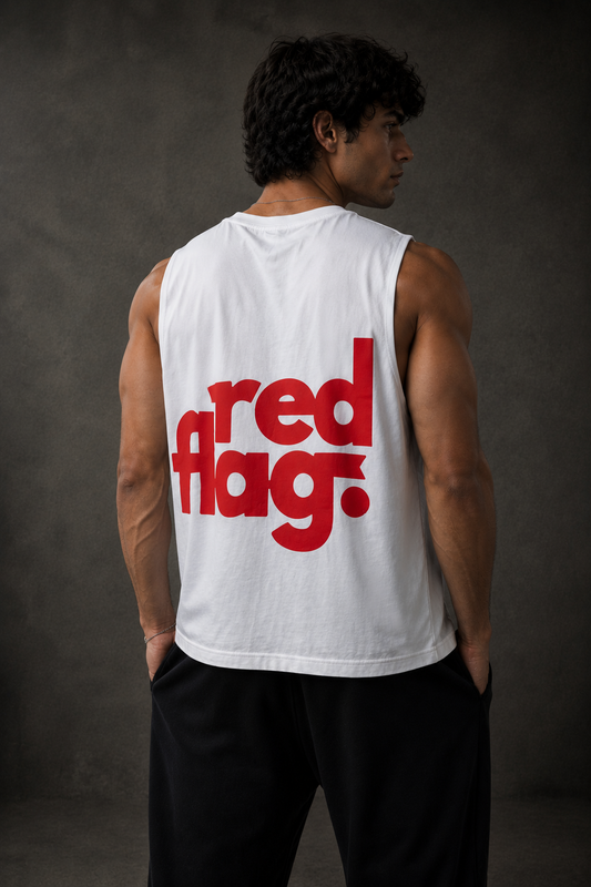 Red Flag White Tank