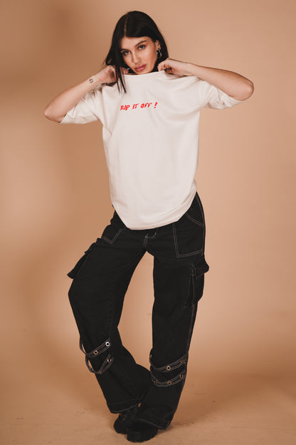 RIP IT OFF OVERSIZED T-SHIRT