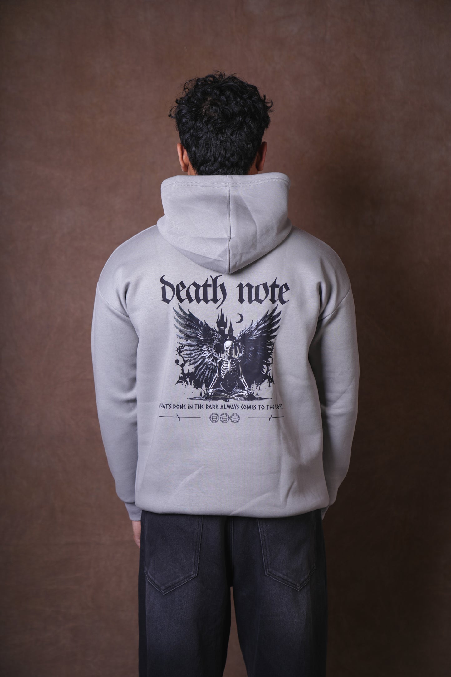 DEATH NOTE CLASSIC GREY HOODIE