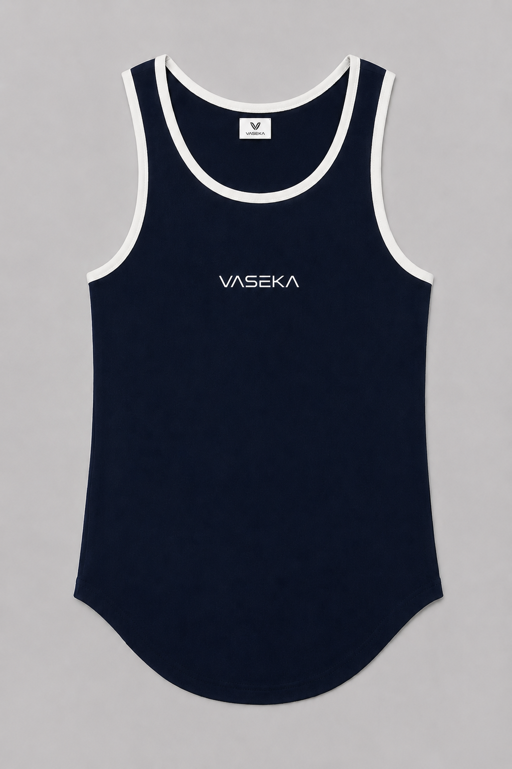 Navy Blue Rib Vest
