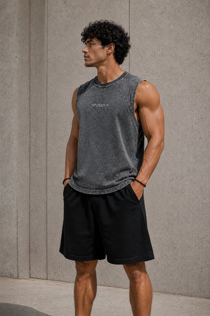 Oversized Dark Grey Tank