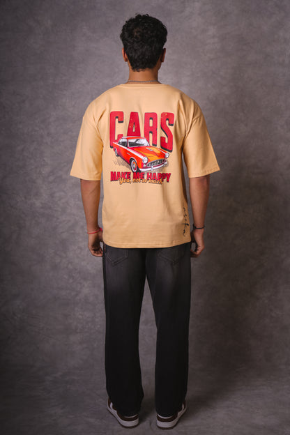 VINTAGE BEIGE OVERSIZED T-SHIRT