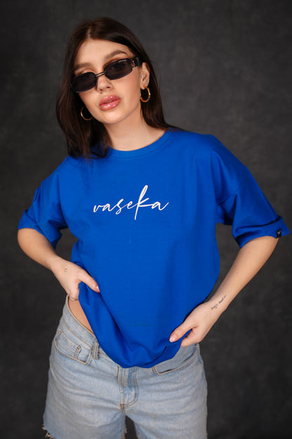 VASEKA CLASSIC ROYAL BLUE T-SHIRT