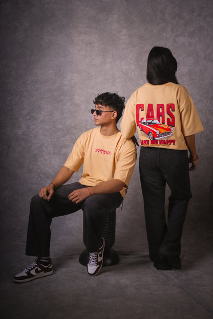 VINTAGE BEIGE OVERSIZED T-SHIRT