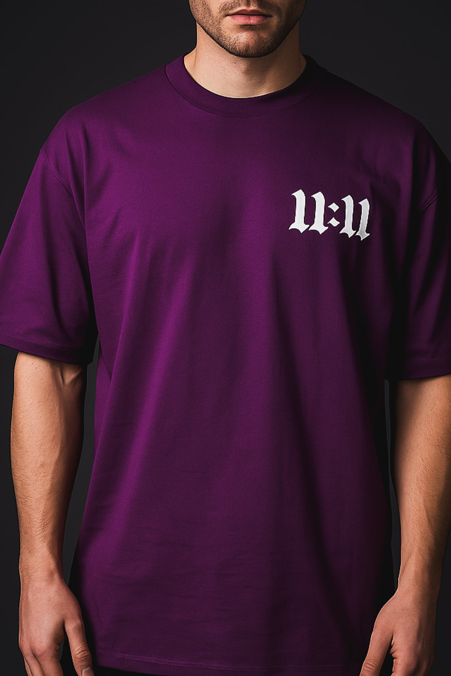 11-11 PURPLE OVERSIZED T-SHIRT