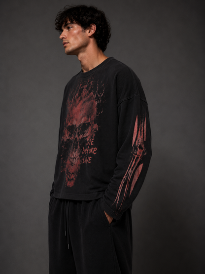 Die Before Live Waffle Tee