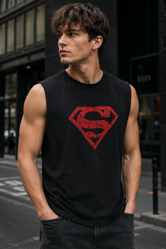 Superman Black Tank