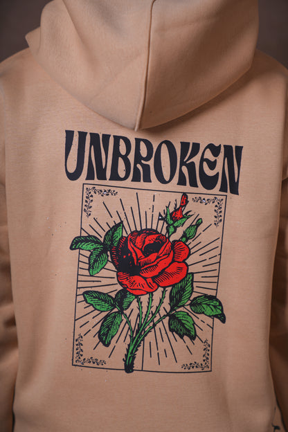 UNBROKEN BEIGE HOODIE