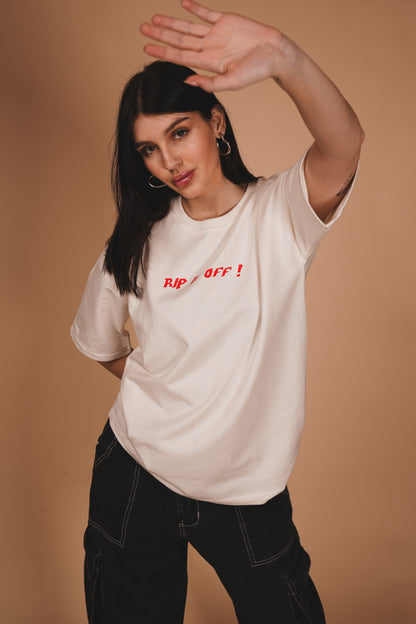 RIP IT OFF OVERSIZED T-SHIRT
