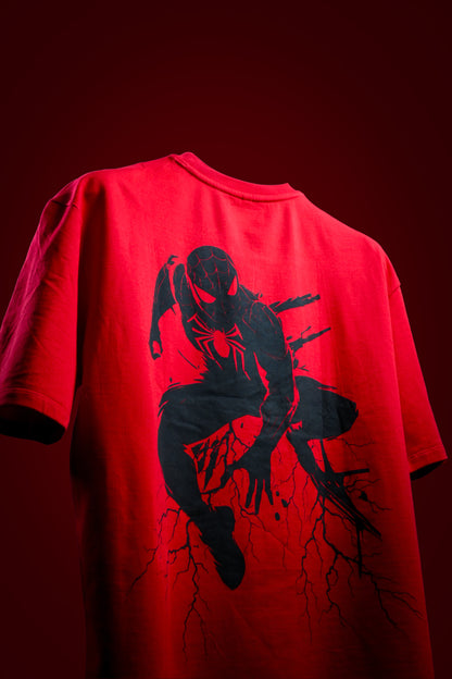 SPIDERMAN RED OVERSIZED T-SHIRT