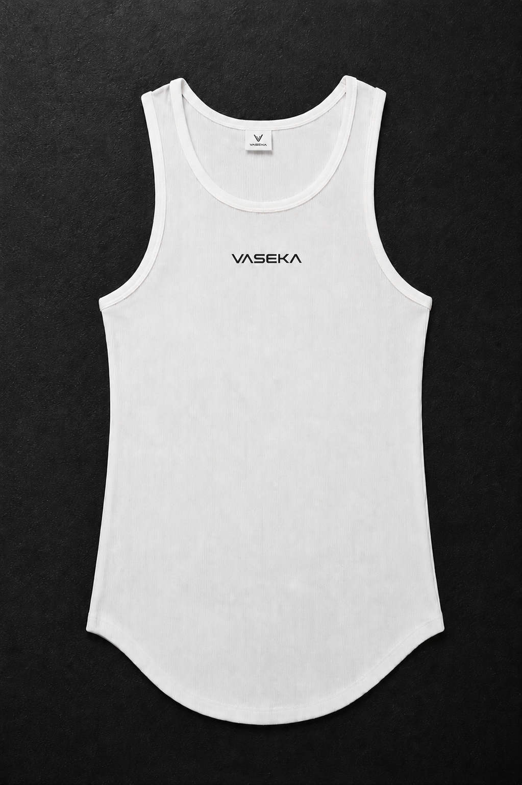 White Rib Vest